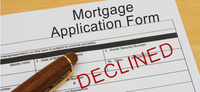  Declining A Mortgage Application
